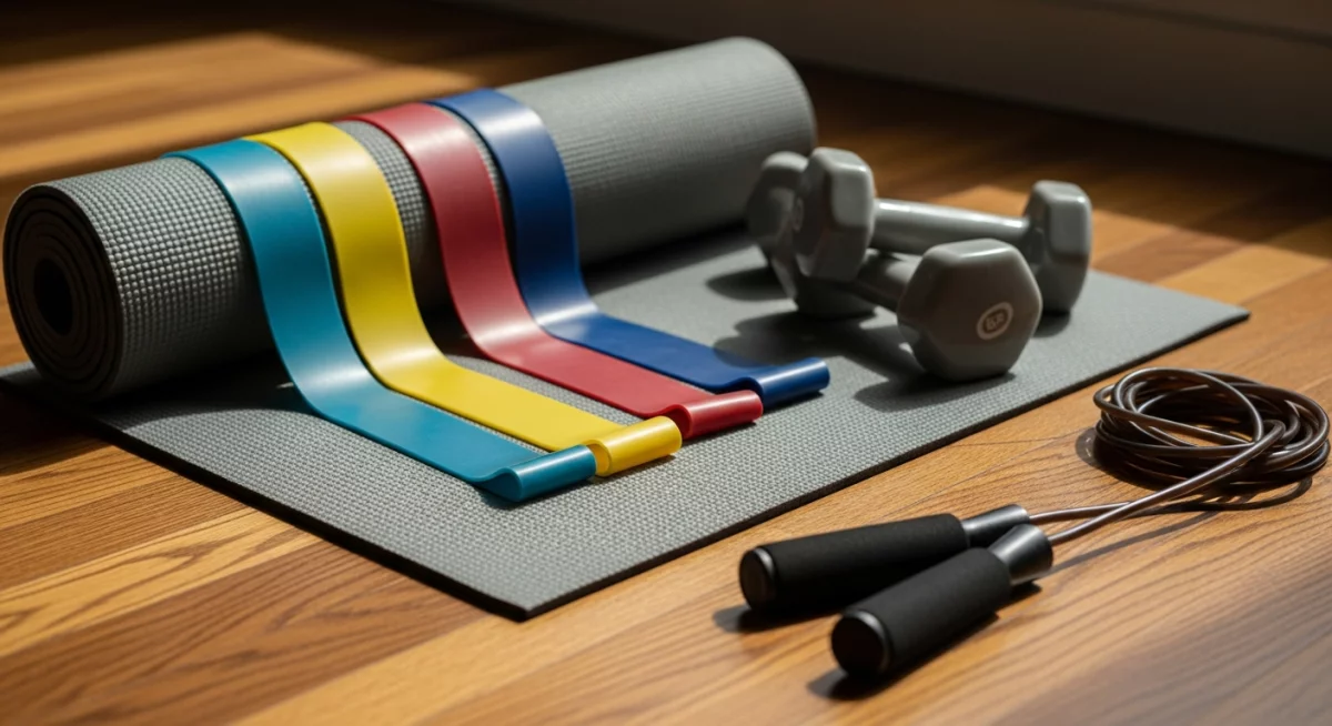 Accessoires fitness maison : le guide complet pour s'équiper en 2026 Photos par Gemini