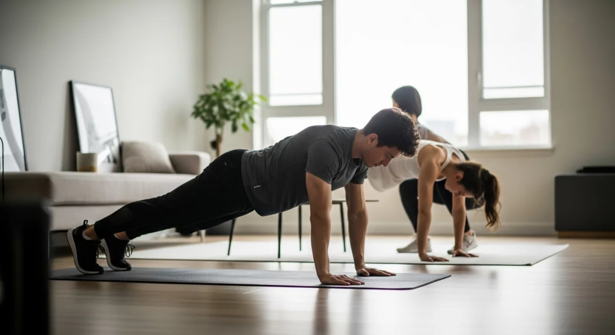 Renforcement musculaire maison : guide complet pour se muscler chez soi Photos par Gemini