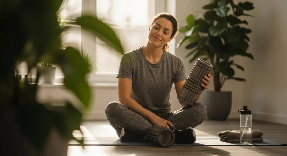 Différents types de foam rollers exposés avec leurs textures variées pour traiter efficacement les points gâchettes selon les besoins