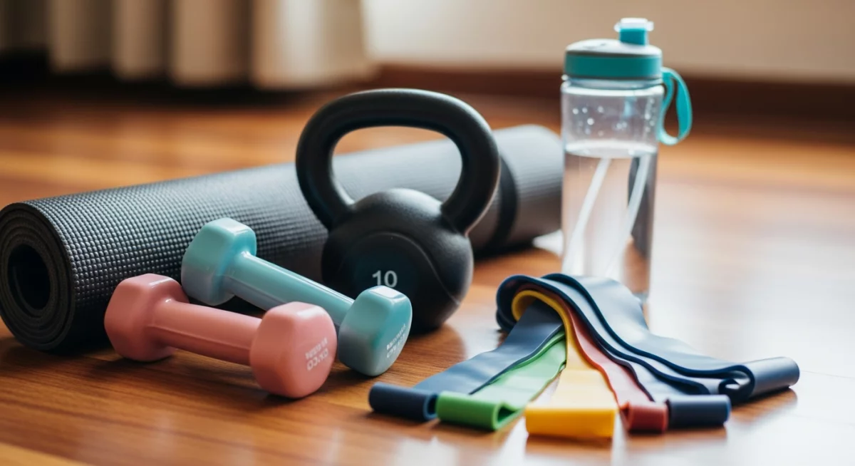Matériel fitness femme : guide complet pour s'équiper efficacement en 2026 Photos par Gemini